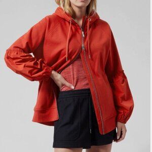 Athleta rust On my way triumph hoodie size M
